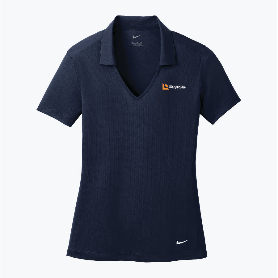 NIKE Women's Dri-FIT Vertical Mesh Polo