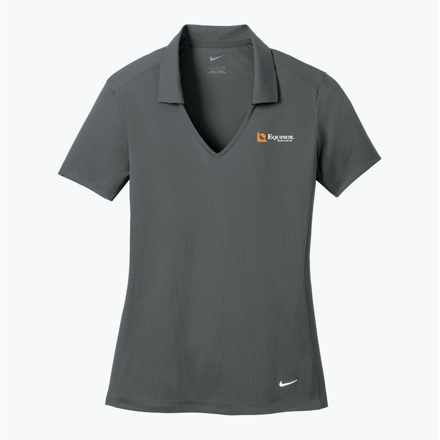 NIKE Women's Dri-FIT Vertical Mesh Polo