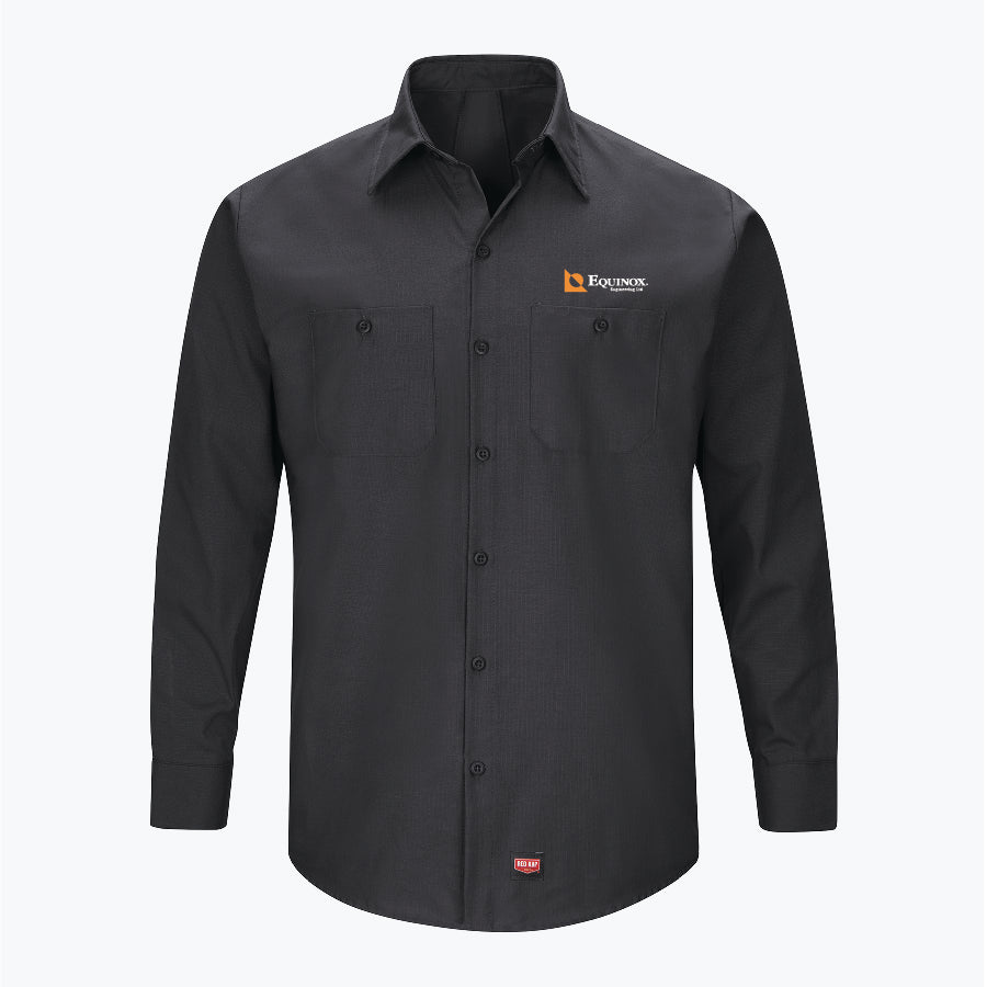 Red Kap Men's Long Sleeve Work Shirt with MIMIX