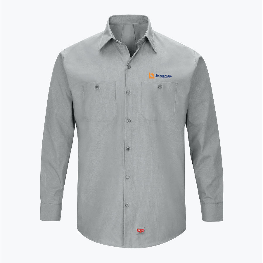 Red Kap Men's Long Sleeve Work Shirt with MIMIX