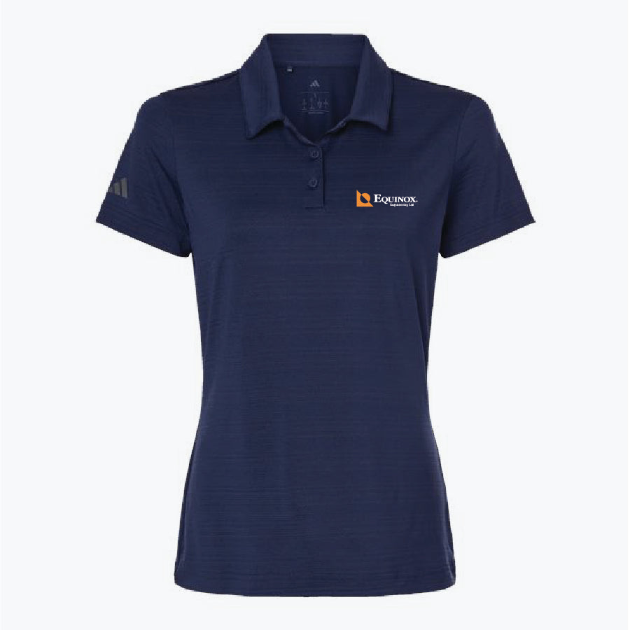 Adidas Women's Textured Stripe Polo