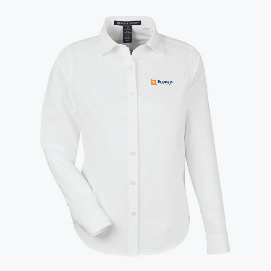 Devon & Jones Women's CrownLux Performance Spencer Poplin Shirt