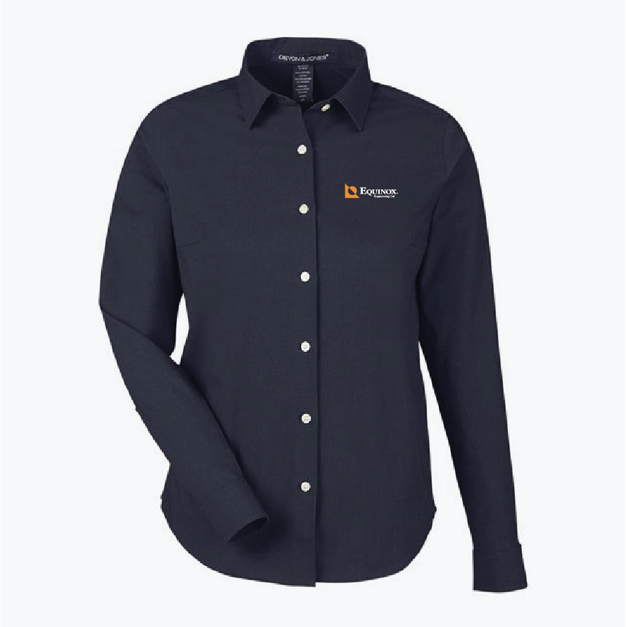 Devon & Jones Women's CrownLux Performance Spencer Poplin Shirt