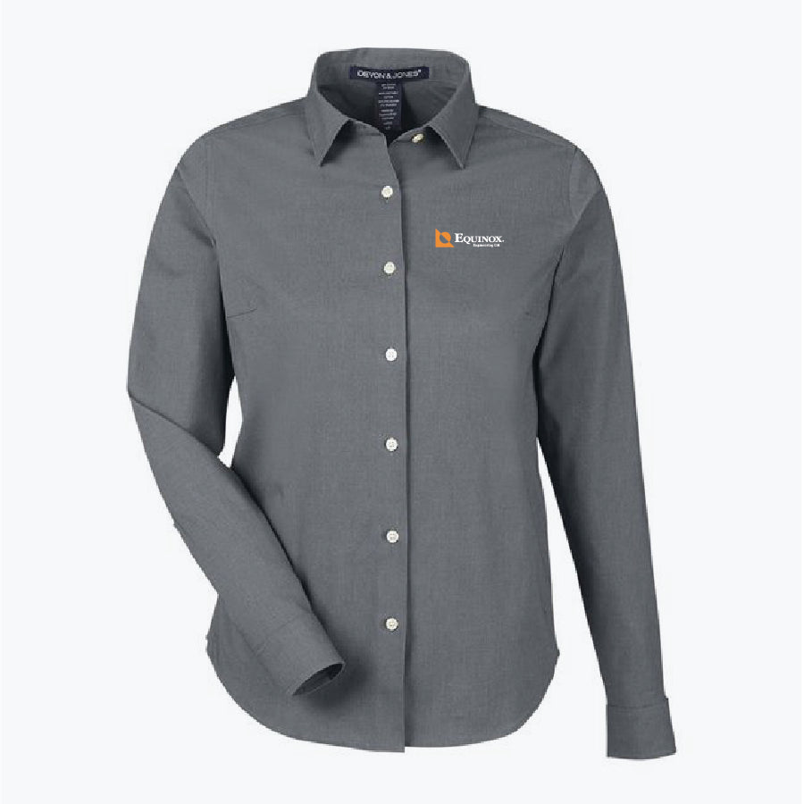 Devon & Jones Women's CrownLux Performance Spencer Poplin Shirt
