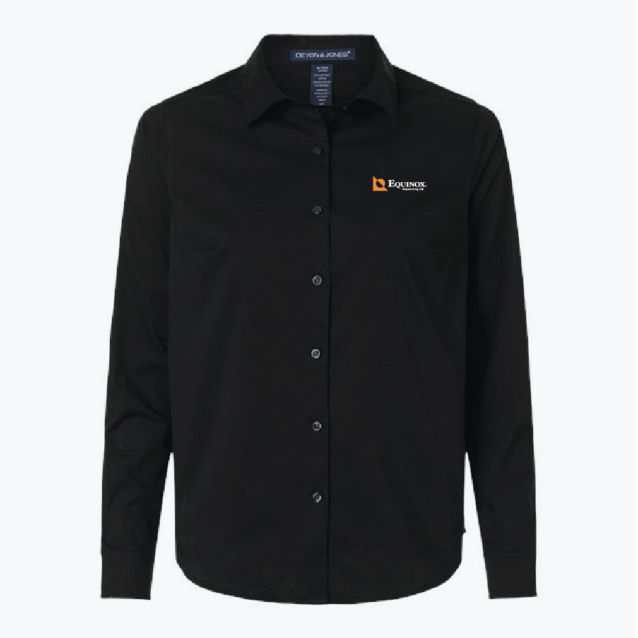 Devon & Jones Women's CrownLux Performance Spencer Poplin Shirt